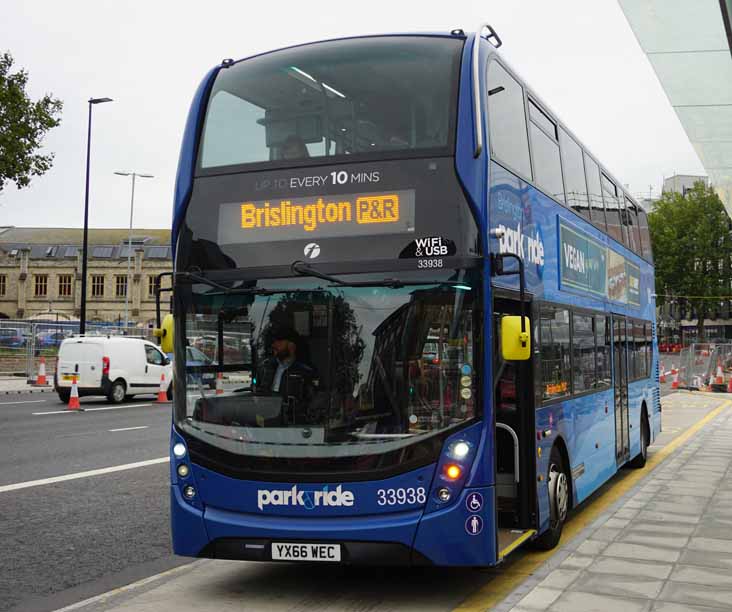 First Bristol Alexander Dennis Enviro400MMC 33938 Park & Ride